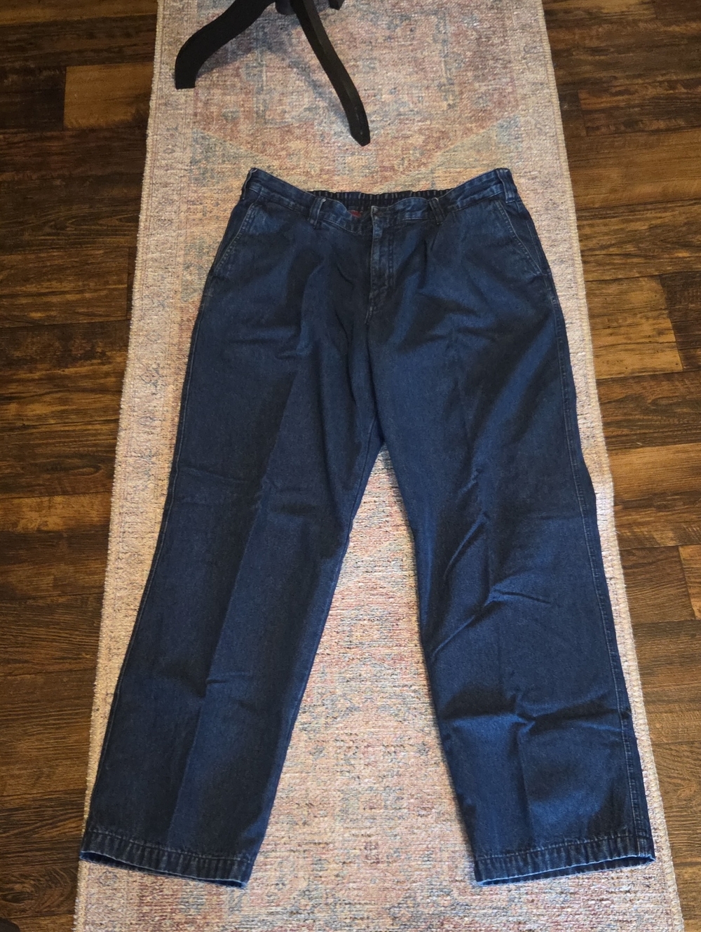 Eddie Bauer Men's Navy Blue Heavy Lined Winter Jeans